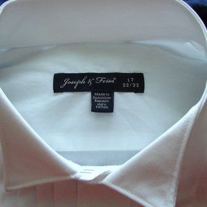 men's Joseph & Feiss formal white shirt l